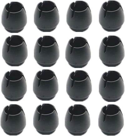 Silicone Stoelpoot Caps met Vilt - 16 Stuks Vloerbeschermer voor Meubels