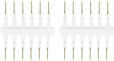 Dailygoods- Karperaas 24 Stuks - Aas Spike met Weerhaken - Siliconen Connector - Karper Feeder Tackle - Visgereedschap Accessoires - Koolstofstaal