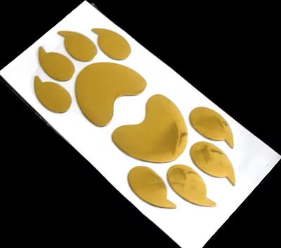 Hacebo® - Berenpoot Stickers - 2 paar - Goud
