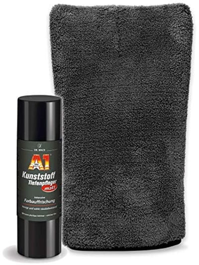 Interieurreiniger Set voor Auto en Huishouding met Microvezel Precisie Handschoen en 250ml Diepteverzorger