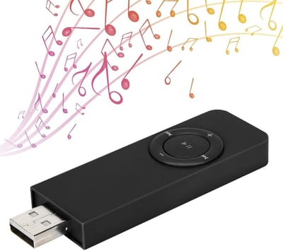 Vt products - Draagbare MP3-speler - HiFi-geluid - 10 uur afspeeltijd - Zwart - Ondersteunt tot 32 GB - Ideaal voor onderweg