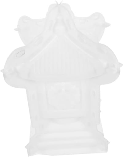 Betonmal - Tuindecoratie Mal - Tuin Maken - Romeinse Zuil Vorm - 39x26x26 cm - Wit