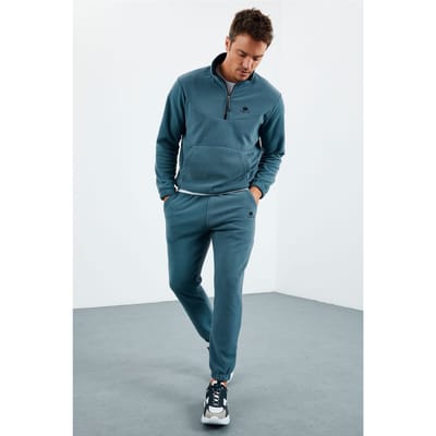 Heren Polyester Sweatshirt en Broeken Set