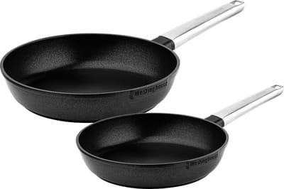 Westinghouse Performance 2-delige Koekenpannenset – Ø24 +28 cm Koekenpan – Inductie – Zwart