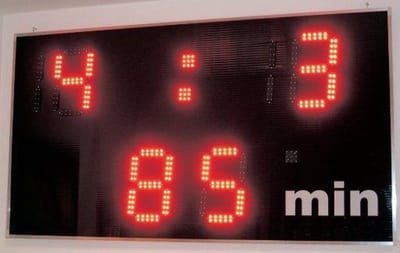 Taktisport Led elektronisch - Scorebord - Voetbal - Digitaal - 6 KG