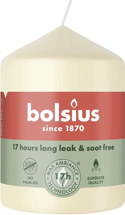 Bolsius Stompkaars 80/58 Soft Pearl (1 stuk)