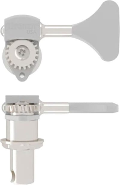 Hipshot HS0655KC HB6 1/2 licensed Ultralite bass tuning machine, chrome, Y key