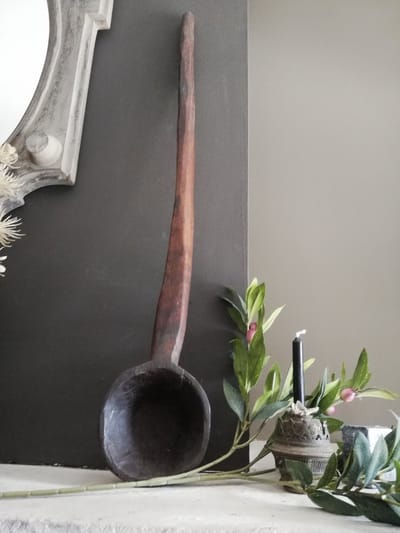 houten decoratie lepel hand gemaakt