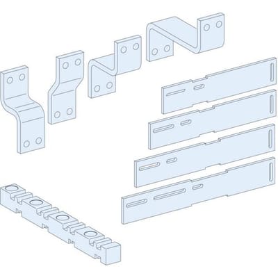 Schneider Electric LVS04482 PrismaSeT-P, verbinding, Compact INS-INV630b-1600A 3-polig, vaste inbouw, met verticale verzamelrail Lenergy LGY