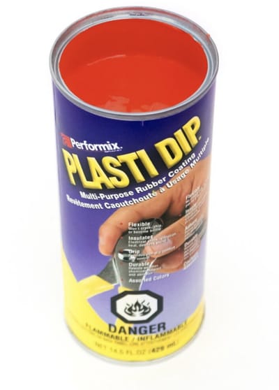 Plasti Dip Rood 429 ml Blik – Afneembare Rubbercoating – Vloeibaar Rubber – Voor Dippen en Spuiten – Peelable Coating – Performix