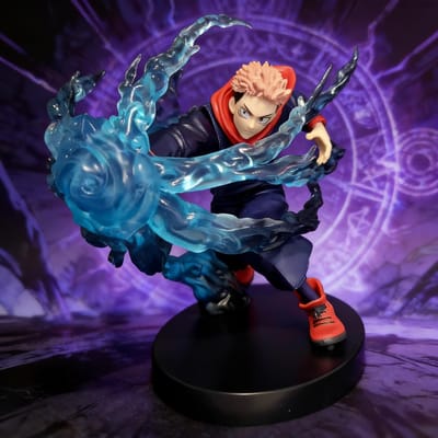 Op Voorraad Anime Sorcery Fight Jjk Yuji Itadori Bureau Decoratie Ornament Model Handgemaakt Met Foundation Ontworpen Voor Verzamel Speelgoed Jongens Cadeau no box blue