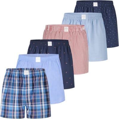 MG-1 Wijde Boxershorts Heren 6-Pack Multicolor D710 - Maat M