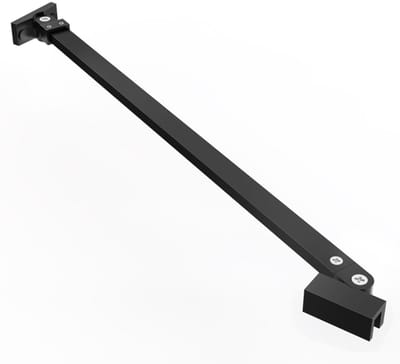 FugaFlow Eccelente Vetro Losse Stabilisatiestang - 120cm - draaibaar - mat zwart