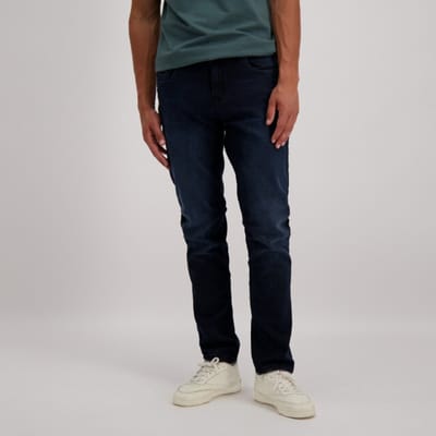 Cars blauwe heren jeans   Rinsewash wassing   Regular fit   5-Pocket zakken   Knoop- en ritssluiting   Regular waist Blauw 40/30