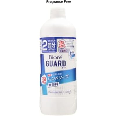 Kao - Biore Guard Foaming Hand Wash Fragrance Free - 400ml Refill