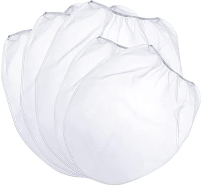 Dailygoods- Verfzeefzakken 10-Pack - Fijnmazige Zeefzakken - Nylon Materiaal - Niet-giftig en Duurzaam - Geschikt voor Verfspuitapparaten - Elastische Opening - Filterzakken