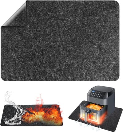 Hittebestendige en vlamvertragende mat voor oven en keuken - Isolatie en bescherming 44 x 30 cm