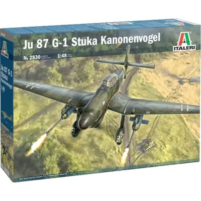 Italeri Modelbouwpakket Vliegtuigen - 2830 Junkers Ju 87 G-1 Stuka Kanonenvogel Plastic - 1:48 - Modelbouw