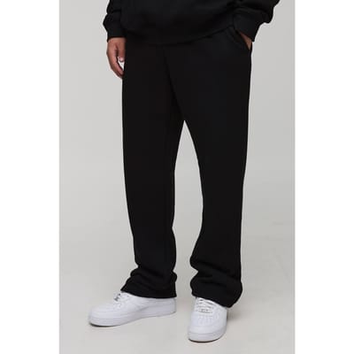 Basic jogger met rechte pijpen | Black | Size XS