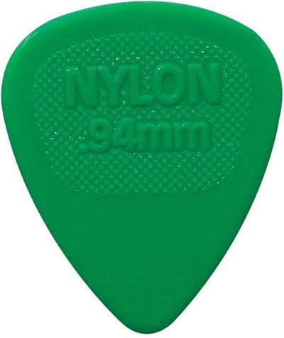 Dunlop Nylon Plectra 0.94 Mm Groen 72-Pack Midi Serie Voor Elektrische Gitaar 443-R-94