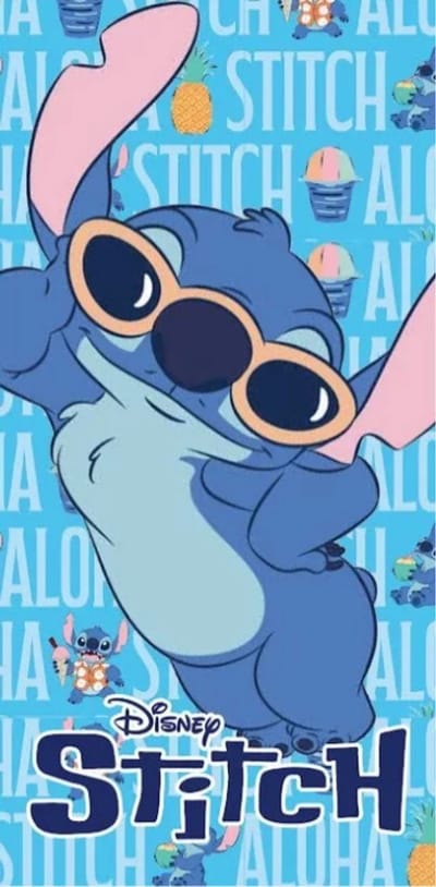 Lilo en Stitch badlaken - Lilo en Stitch handdoek - Lilo en Stitch strandlaken - handdoek - badlaken - Lilo en Stitch