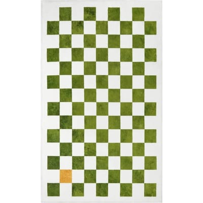 Kleur Dambord Ruit Tapijt Geometrisch Ruit Vloermatten voor Bedzijde Slaapzaal Kast Eetkamer Decor Zachte Antislip Vloerkleden 40x60cm 16x24 inch