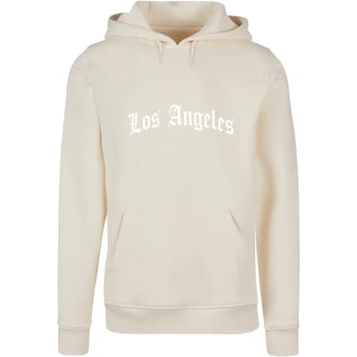 Mister Tee - Los Angeles Wording Hoodie/trui - M - Creme