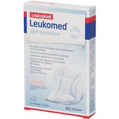 Leukomed® Skin Sensitive Steriel 5 cm x 7,2 71239-04 Pleister