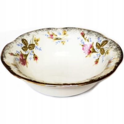 Kamellia Saladekom 16cm Wit Porselein - Handgemerkt