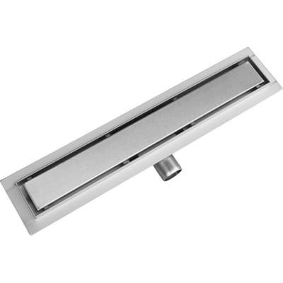 Vtw Living douchegoot rvs 80 cm betegelbaar 2-in-1 tegelrooster