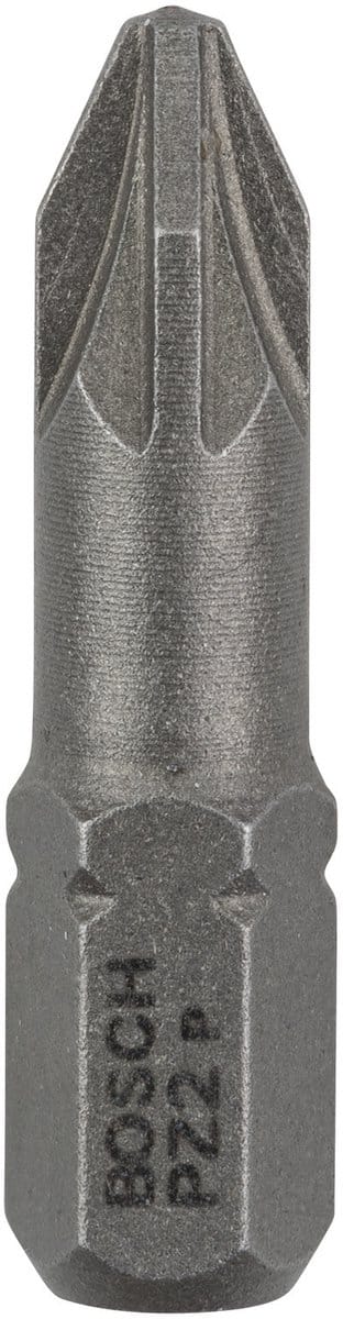 Bosch Accessories 2607001560 Kruis-bit Aandrijving: 1/4 (6,3 mm) Uitvoering: Kruiskop Pozidriv PZ 2 25 mm