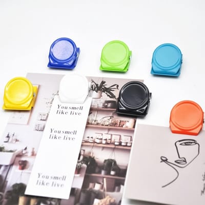 Dailygoods- Magneetklemmen 15 stuks - Sterke Magneten - Multifunctionele Clips - Voor Koelkast/Whiteboard - Organiseren van Memo's - Ideaal voor Thuis/Kantoor