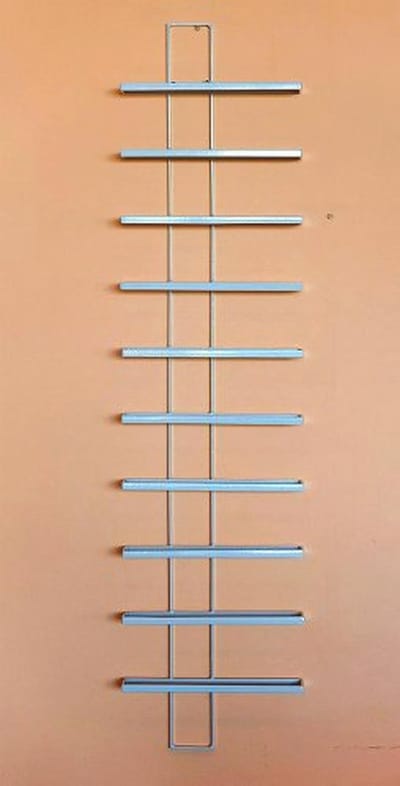 Wijnrek Metaal 116 cm voor 10 Flessen - Wandrek en Flessenhouder