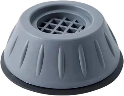 Wasmachine Onderleggers - Anti-vibratie Pads - Stille Werking - Effectieve Demping - 4 Stuks - Grijs