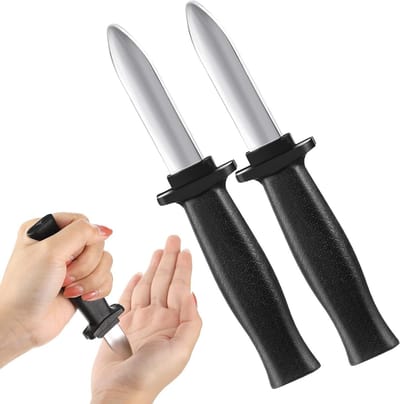 2 x Valse Uittrekbare Messen, Grappige Speelgoed Degen met Plastic Lemmet, Magische Accessoires voor Feestjes en Souvenirs