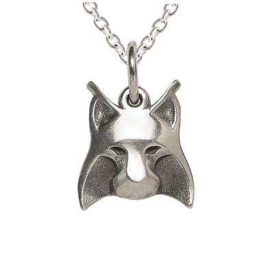 AuBor ®. Zilveren hanger. De Lynx