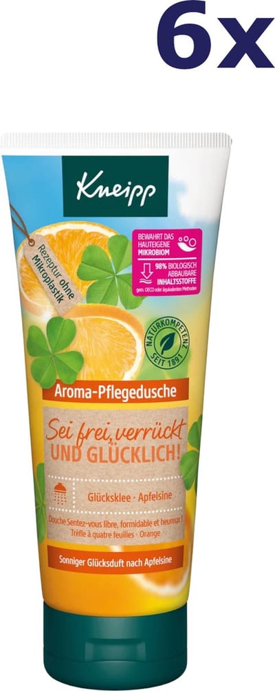 6x Kneipp douchegel be free 200ML