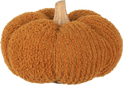 Clayre & Eef Decoratie Pompoen Ø 15x12 cm Oranje Stof