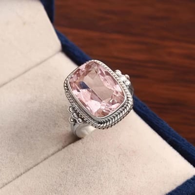 Nieuwe Niche Retro Trend Geometrische Vierkante Gesneden Bloemige Geometrische Ring Dames Niche Etnische Stijl Vakantie Accessoires Cadeau 10 gray