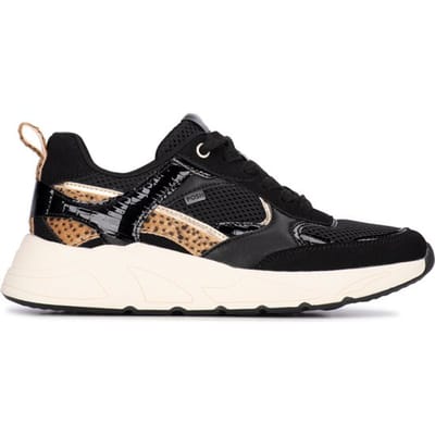 Posh by Poelman CARO - maat 40 - Dames Sneaker - Zwart met combinatie