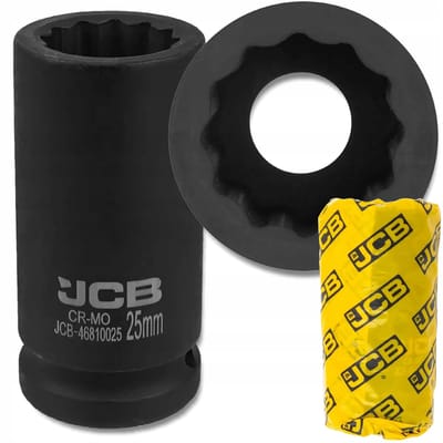 JCB - Klokkerreeks - Diepe 12-punts Dop - 25 mm