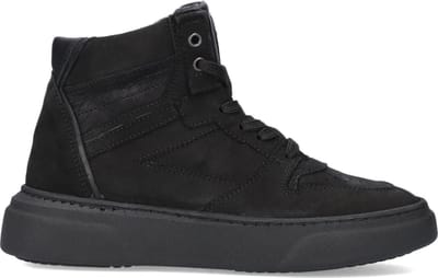 Wysh Lewis Hoge sneakers - Jongens - Zwart - Maat 40
