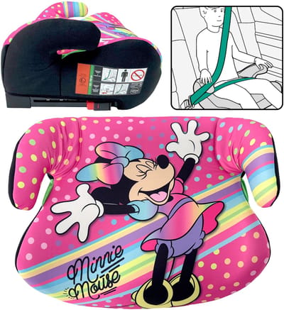 MINNIE Mouse Zitje ISOFIX, autostoeltje, autostoeltje voor meisjes 22-36 kg, 125-150 cm