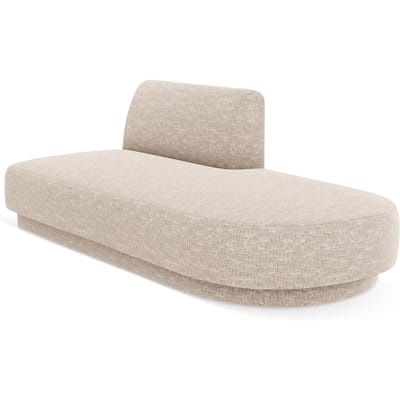 2-zits modulair zitelement Miley open rechterkant chenille | Micadoni Limited Edition