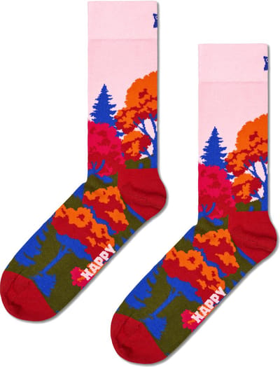 Happy Socks Autumn Sock - unisex sokken - lichtroze - Unisex - Maat: 36 - 40