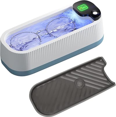 Ultrasoon Reiniger - brillenreiniger - Sieraden Reiniger - Kunstgebit Reiniger - Geschikt voor brillen, ringen, kettingen, sieraden, horloges en kunstgebitten - 300 ml