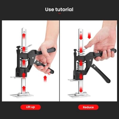 Handgereedschaplifter - Werkbesparende Arm tot 200 kg - Hoogteregelaar voor Tegels, Platen, Deuren, Ramen en Kasten
