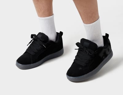 DC Shoes Court Graffik Sneakers Heren - Zwart - Maat 43 - Suède