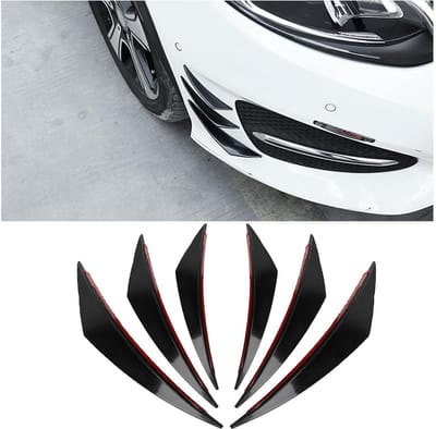 Dailygoods- Voorbumper Splitter Universeel - Autospoiler Canards Kit