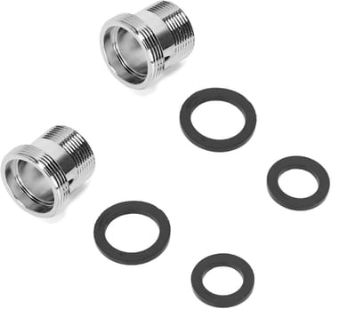 Faucet Adapter M18 naar M22 met Rubber Seal - Kranen Verbinden voor Keuken en Badkamer, Waterfilter en Aansluitstuk